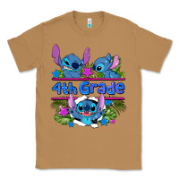 Toasted Coconut preview flower stitch 4 th grade Classic Tee - AdoDesignShop