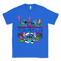 True Royal preview flower stitch 4 th grade Classic Tee - AdoDesignShop