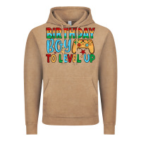 Vintage Coffee birthday boy to level up Vintage Hoodie - JahusDesignShop