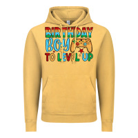 Vintage Mustard birthday boy to level up Vintage Hoodie - JahusDesignShop