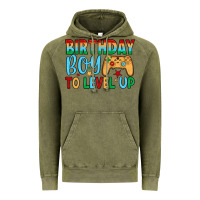 Vintage Olive birthday boy to level up Vintage Hoodie - JahusDesignShop