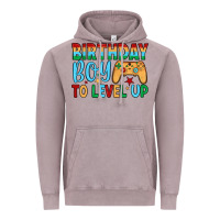 Vintage Zinc birthday boy to level up Vintage Hoodie - JahusDesignShop
