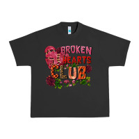 Pigment Black broken heart club Urban Heavy Tee - FaDigitalArtStudio