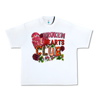 White broken heart club Urban Heavy Tee - FaDigitalArtStudio