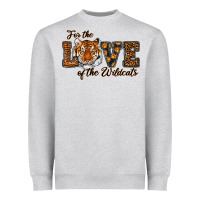 Heather Grey love of the wildcats Heavyweight Sweatshirt - RanaPortraitStore