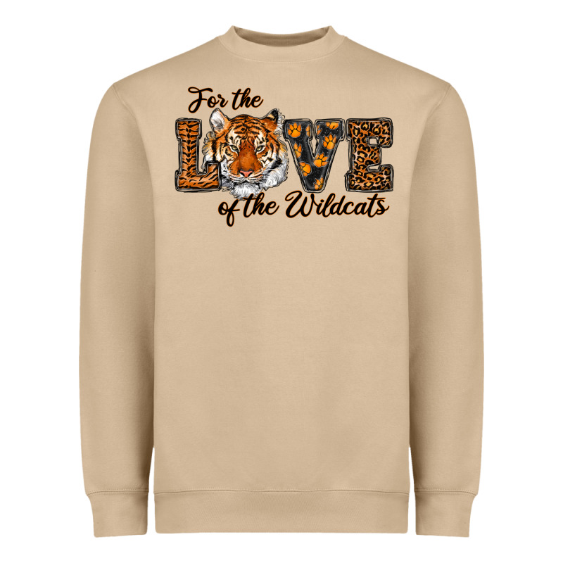 Love Of The Wildcats Heavyweight Sweatshirt by RanaPortraitStore | Teevron
