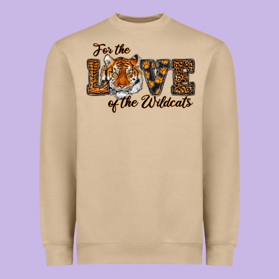 Love Of The Wildcats Heavyweight Sweatshirt Designed By Ranaportraitstore