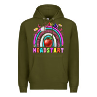 Army Green headstart Premium Hoodie - BundleAndBundleShop