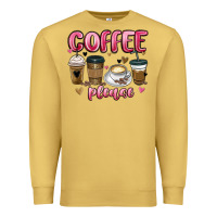 Antique Gold coffee please Premium Sweatshirt - MaliasSmallBusiness