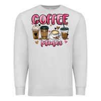 Dove Grey coffee please Premium Sweatshirt - MaliasSmallBusiness