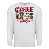 Oatmeal Heather coffee please Premium Sweatshirt - MaliasSmallBusiness