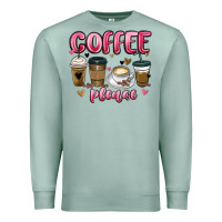 Seafoam coffee please Premium Sweatshirt - MaliasSmallBusiness