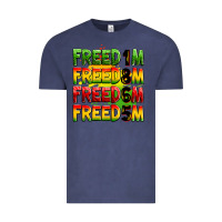 Vintage Denim Freedom 1865 Vintage Tee - Zillion Design Studio