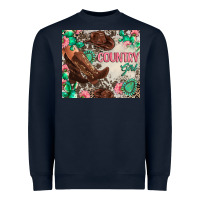 Navy country girl Heavyweight Sweatshirt - Zillion Design Studio