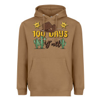 Toasted Coconut 100 days y'all Heavyweight Hoodie - MaliasSmallBusiness