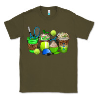 Army Green tennis coffee cups Classic Tee - AdoDesignShop