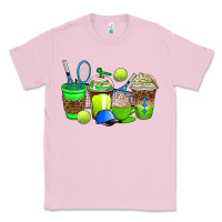 Bubblegum Pink tennis coffee cups Classic Tee - AdoDesignShop