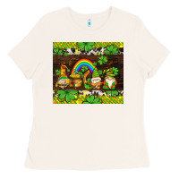 Western St Patricks Gnomes Ladies Tee | Teevron