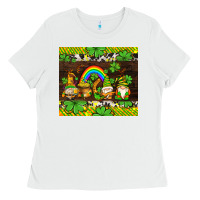 White western st patricks gnomes Ladies Tee - AdoDesignShop