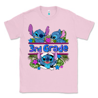 Bubblegum Pink preview flower stitch 3rd grade Classic Tee - AdoDesignShop