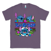 Lavender preview flower stitch 3rd grade Classic Tee - AdoDesignShop