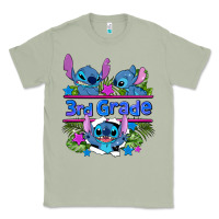 Matcha preview flower stitch 3rd grade Classic Tee - AdoDesignShop
