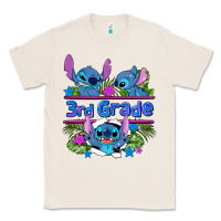 Natural preview flower stitch 3rd grade Classic Tee - AdoDesignShop