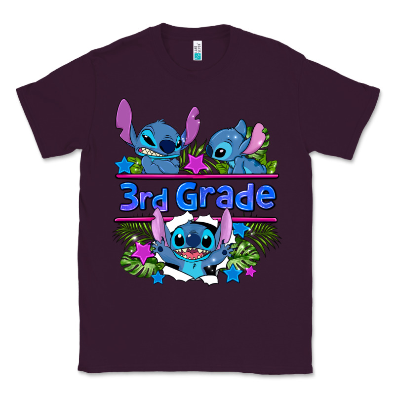 Preview Flower Stitch 3rd Grade Classic Tee by AdoDesignShop | Teevron