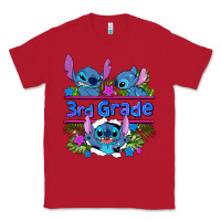 Red preview flower stitch 3rd grade Classic Tee - AdoDesignShop