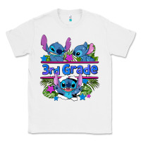 White preview flower stitch 3rd grade Classic Tee - AdoDesignShop