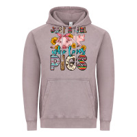 Vintage Zinc just a girl who loves pigs Vintage Hoodie - Zillion Design Studio