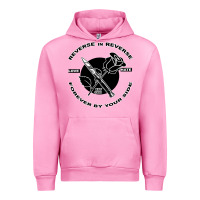 Fuchsia Pink Reverse ın Reverse Love Hate Forever By Your Sıde Urban Hoodie - Bettercallsaul
