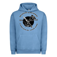 Pigment Pebble Blue Reverse ın Reverse Love Hate Forever By Your Sıde Urban Hoodie - Bettercallsaul