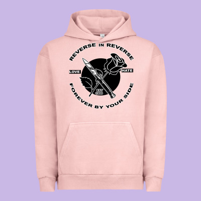 Reverse ın Reverse Love Hate Forever By Your Sıde Urban Hoodie Designed By Bettercallsaul