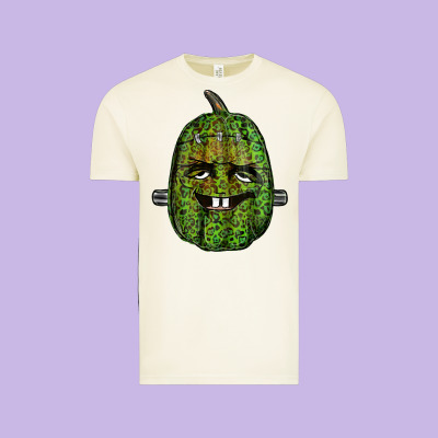 Leopard Pumpkin Frankestein Vintage Tee Designed By Ranaportraitstore