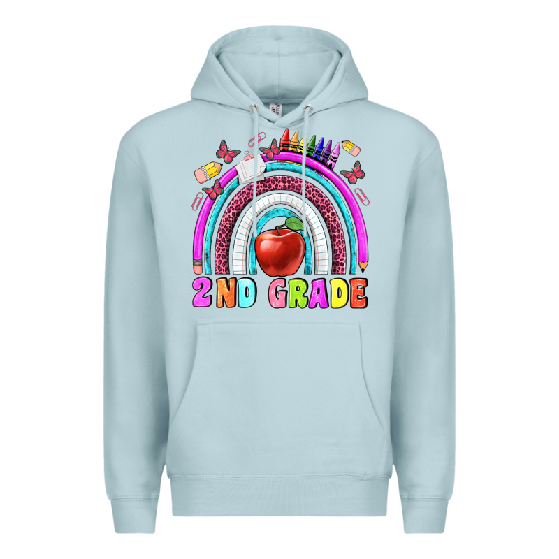 2 Nd Grade Premium Hoodie by BundleAndBundleShop | Teevron