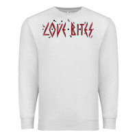 Oatmeal Heather love bites Premium Sweatshirt - MaliasSmallBusiness