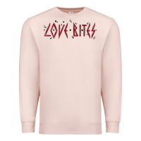Pale Pink love bites Premium Sweatshirt - MaliasSmallBusiness