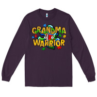 Plum grandma of a warrior Long Sleeve Tee - Artiststas