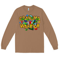 Toasted Coconut grandma of a warrior Long Sleeve Tee - Artiststas