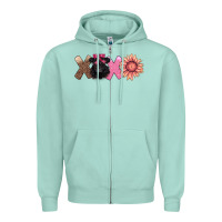 Seafoam xoxo belted galloway Zipper Hoodie - AdoDesignShop