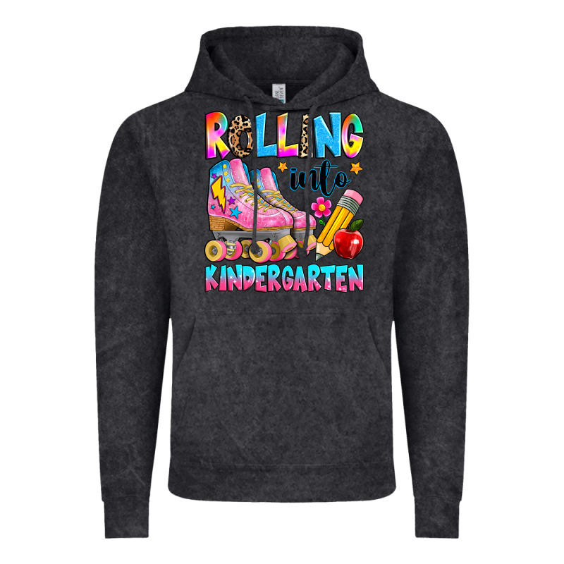 Rolling Into Kindergarten Grade Vintage Hoodie by texasbilliewilder | Teevron
