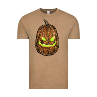 Vintage Coffee watercolor leopard pumpkin Vintage Tee - RanaPortraitStore