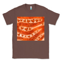 Chestnut orange glitter heart Classic Tee - JahusDesignShop