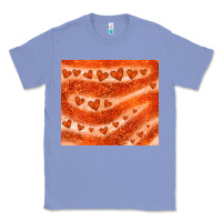Colony Blue orange glitter heart Classic Tee - JahusDesignShop