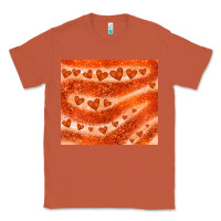 Copper orange glitter heart Classic Tee - JahusDesignShop
