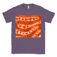 Lavender orange glitter heart Classic Tee - JahusDesignShop