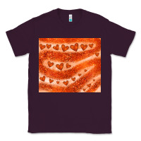 Plum orange glitter heart Classic Tee - JahusDesignShop