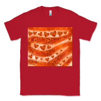 Red orange glitter heart Classic Tee - JahusDesignShop
