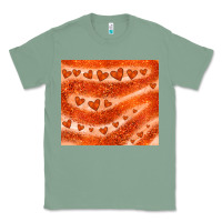 Sage orange glitter heart Classic Tee - JahusDesignShop